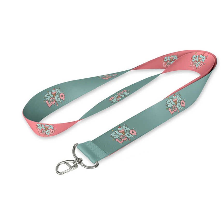 CORDÃO COM ARGOLA OU MOSQUETÃO 20 MM PARA CRACHÁ